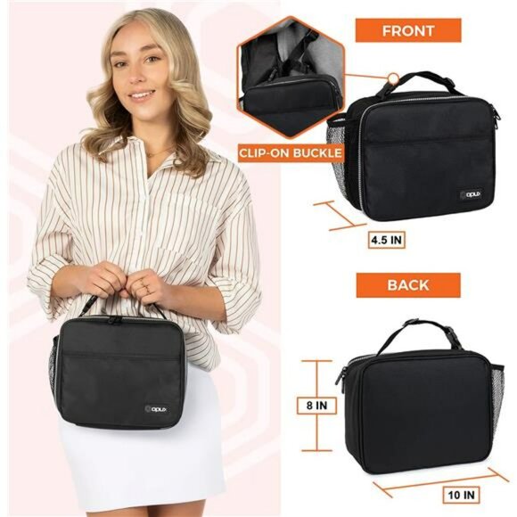 Insulated Kids Lunch Box Leakproof Small Cooler Bag for School Boys and Girls - Picture 3 of 7